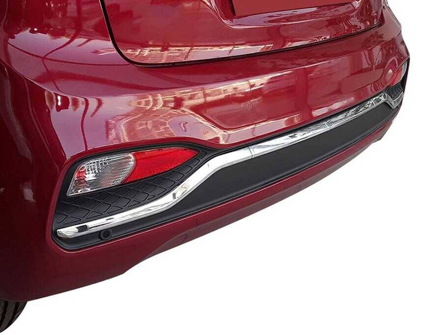 Hyundai i20 Arka Tampon Çıtası - Krom (3 Parça) | 2018-2020 Arası, HB