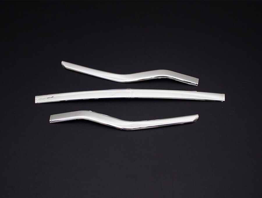 Hyundai i20 Arka Tampon Çıtası - Krom (3 Parça) | 2018-2020 Arası, HB