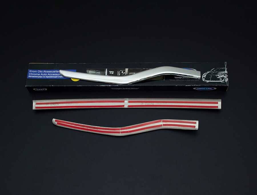 Hyundai i20 Arka Tampon Çıtası - Krom (3 Parça) | 2018-2020 Arası, HB