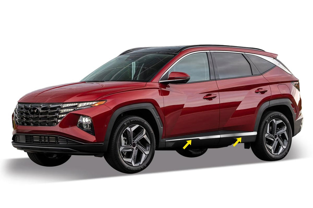 Hyundai Tucson Yan Kapı Çıtası - Krom (4 Parça) | 2020 ve Sonrası