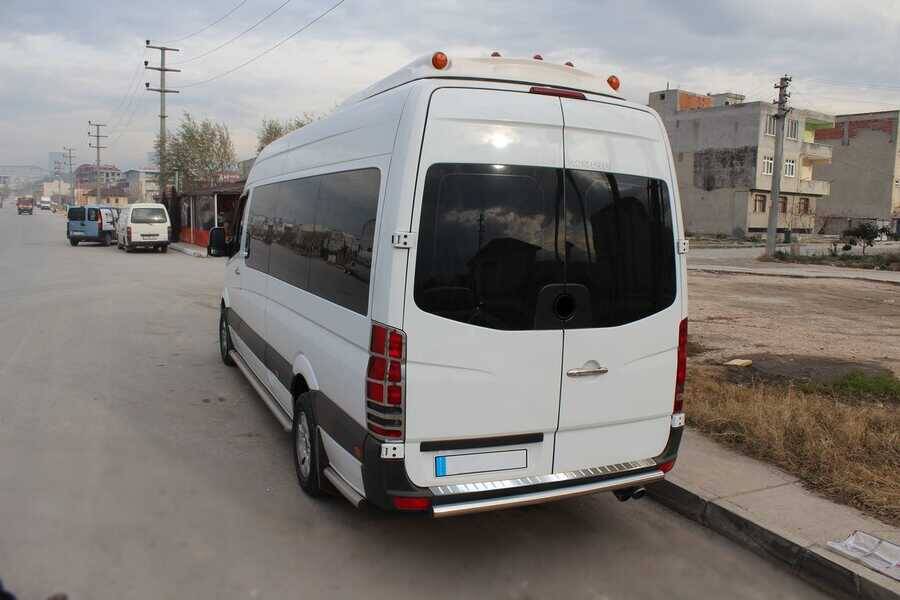 VW Crafter Arka Tampon Eşiği - Krom | 2006-2017 Arası