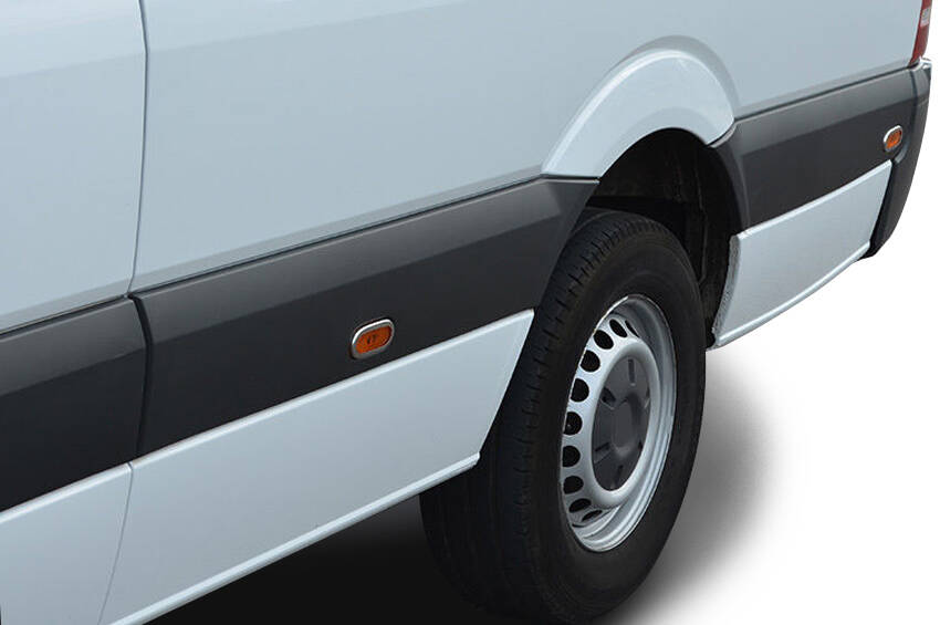 Mercedes Sprinter W906 Yan Reflektör Çerçevesi - Krom (6 Parça) | 2006-2018 Arası