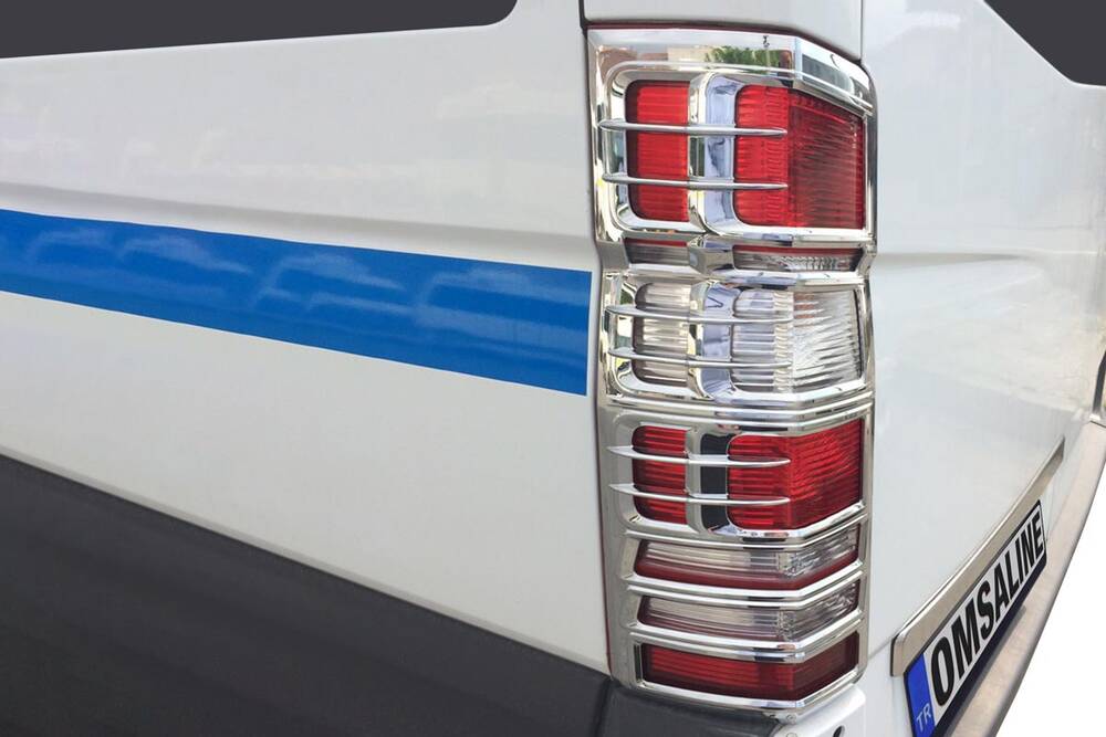 VW Crafter Stop Çerçevesi - ABS Krom (2 Parça) | 2006-2017 Arası