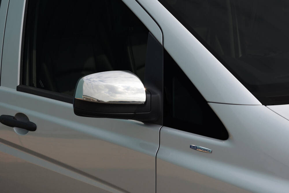 Mercedes Vito W639 Facelift Ayna Kapağı Set - Krom | 2010-2014 Arası
