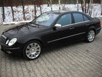 Resmi Galeri görüntüleyicisine yükleyin, Mercedes E Class W211 Cam Çıtası Alt - Krom (4 Parça) | 2003-2009 Arası, SD
