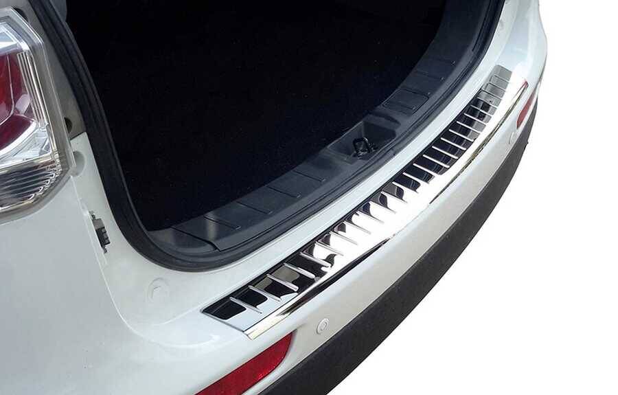 Mitsubishi Outlander Arka Tampon Eşiği - Krom Taşlı | 2012-2015 Arası