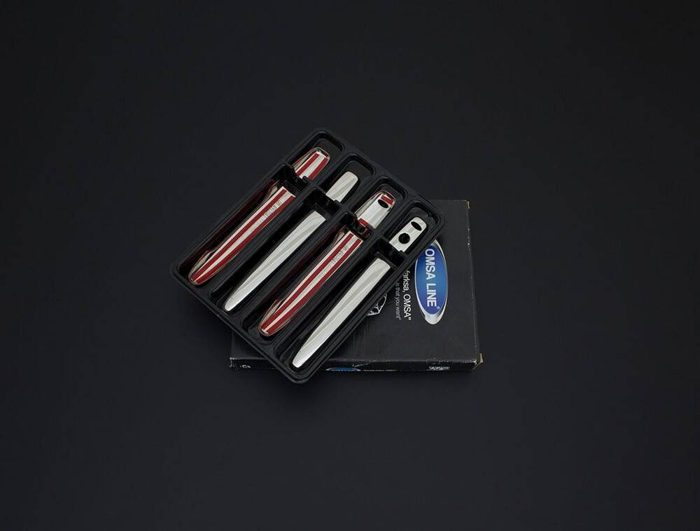 Mitsubishi ASX Kapı Kolu - Krom, 4 Kapı, Sensör Delikli (8 Parça) | 2010 ve Sonrası