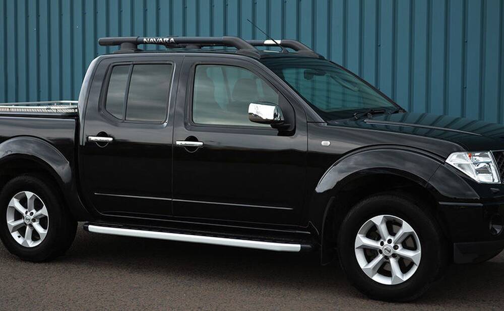 Nissan Navara Kapı Kolu - Krom, 4 Kapı, Sensör Delikli (8 Parça) | 2006-2015 Arası