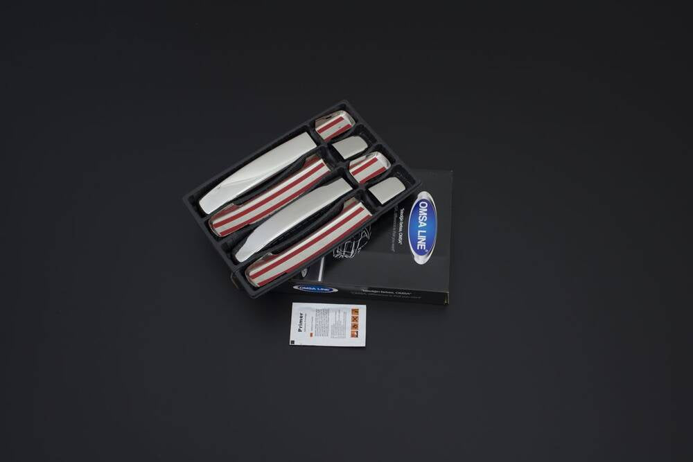 Nissan Navara Kapı Kolu - Krom, 4 Kapı, Sensör Delikli (8 Parça) | 2006-2015 Arası