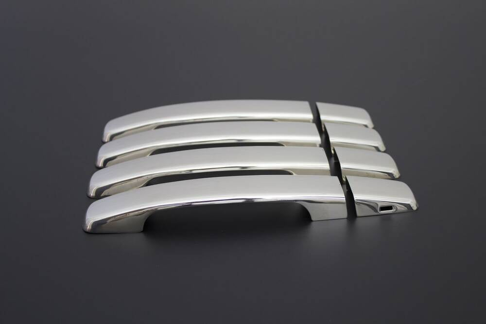 Nissan Navara Kapı Kolu - Krom, 4 Kapı, Sensör Delikli (8 Parça) | 2006-2015 Arası