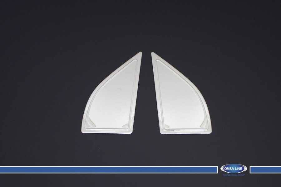 Nissan Navara Kelebek Cam Yeri - Krom (2 Parça) | 2006-2015 Arası