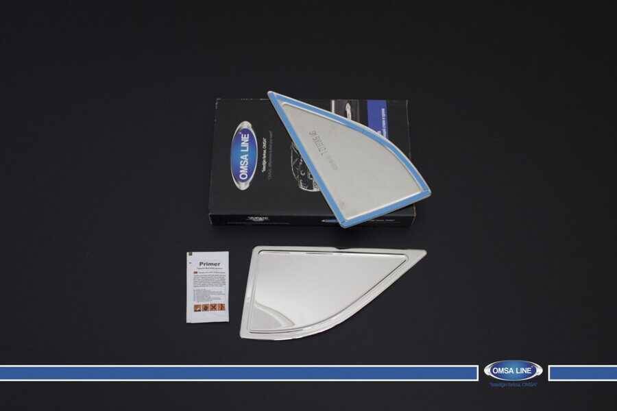 Nissan Navara Kelebek Cam Yeri - Krom (2 Parça) | 2006-2015 Arası