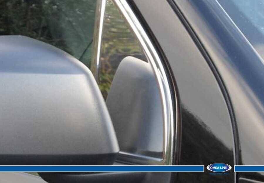 Nissan Navara Kelebek Cam Yeri - Krom (2 Parça) | 2006-2015 Arası