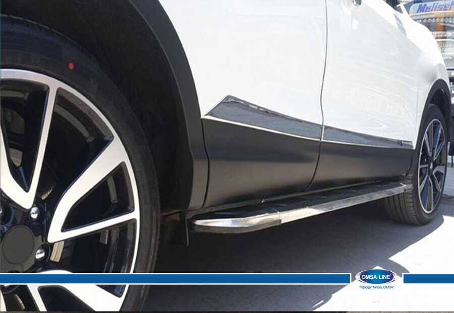 Nissan Qashqai +2 Yan Kapı Çıtası - Krom (4 Parça) | 2010-2014 Arası
