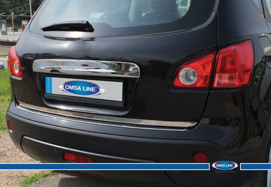 Nissan Qashqai Arka Tampon Eşiği - Krom | 2007-2014 Arası