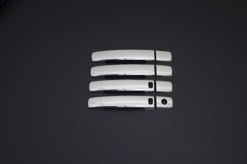 Nissan Qashqai Kapı Kolu - Krom, 4 Kapı, Sensör Delikli (8 Parça) | 2007-2014 Arası