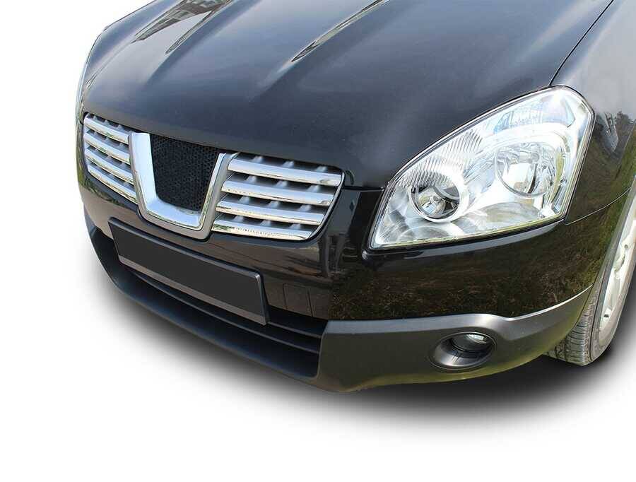 Nissan Qashqai Ön Panjur - Krom (8 Parça) | 2007-2014 Arası