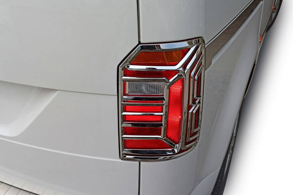 VW Caddy Stop Çerçevesi - ABS Krom (2 Parça) | 2015 ve Sonrası