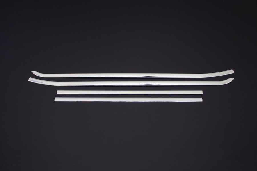 Opel Combo D Cam Çıtası Alt - Krom (4 Parça) | 2011-2018 Arası