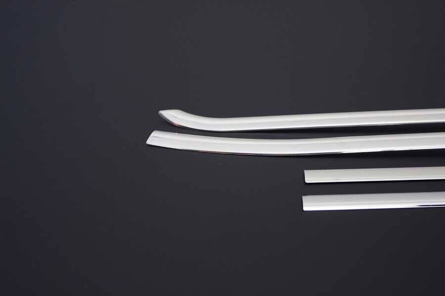 Opel Combo D Cam Çıtası Alt - Krom (4 Parça) | 2011-2018 Arası