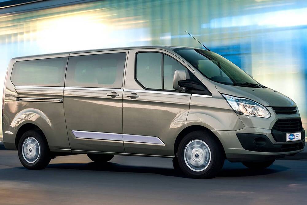 Ford Tourneo Custom Cam Çıtası Alt - Krom, Tek Sürgü, Uzun Şase (8 Parça) | 2012-2023 Arası