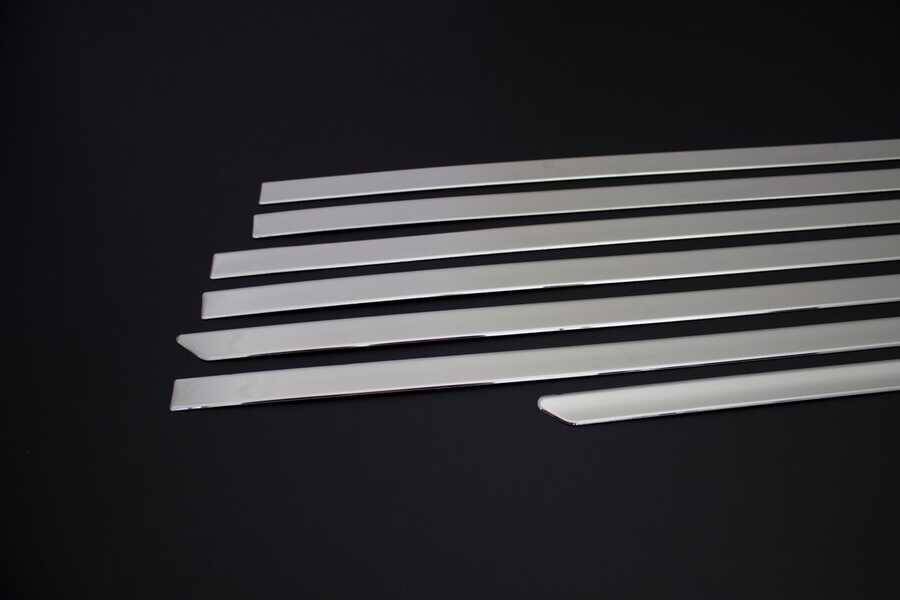 Ford Tourneo Custom Cam Çıtası Alt - Krom, Tek Sürgü, Uzun Şase (8 Parça) | 2012-2023 Arası