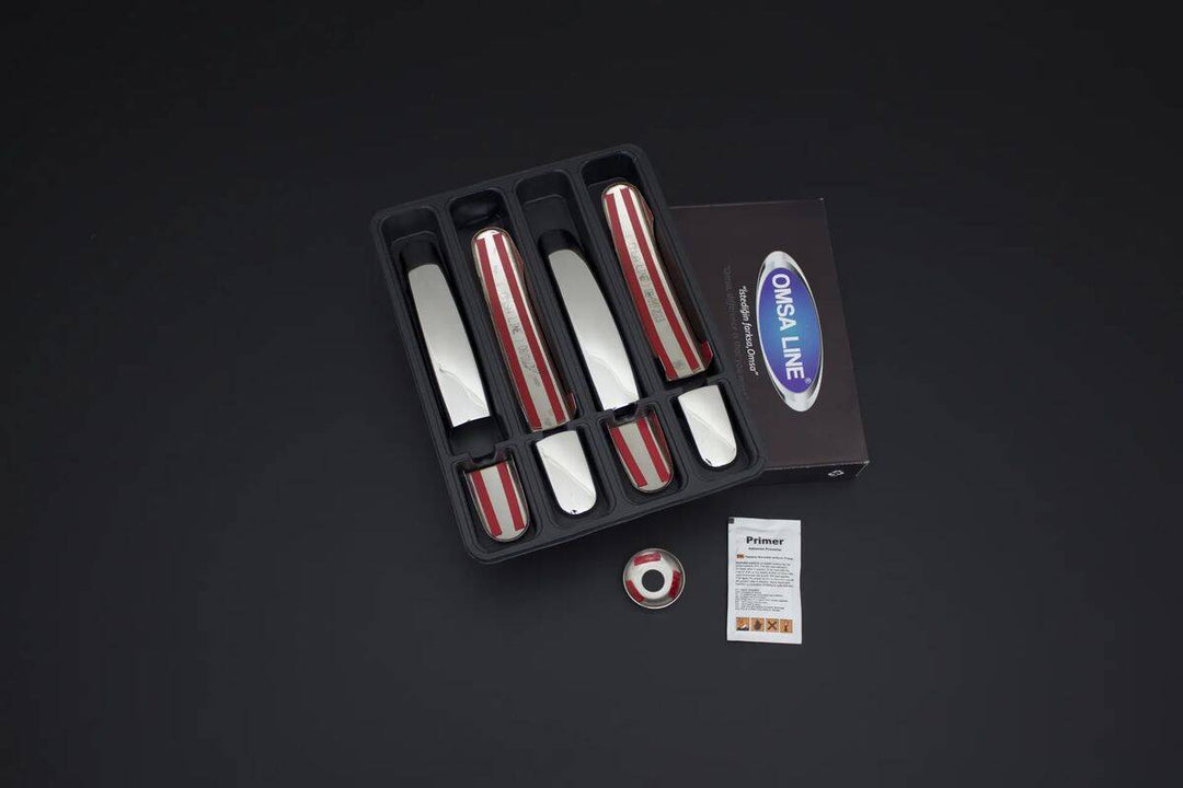 Ford Transit Kapı Kolu - Krom, 4 Kapı (8 Parça) | 2014-2023 Arası