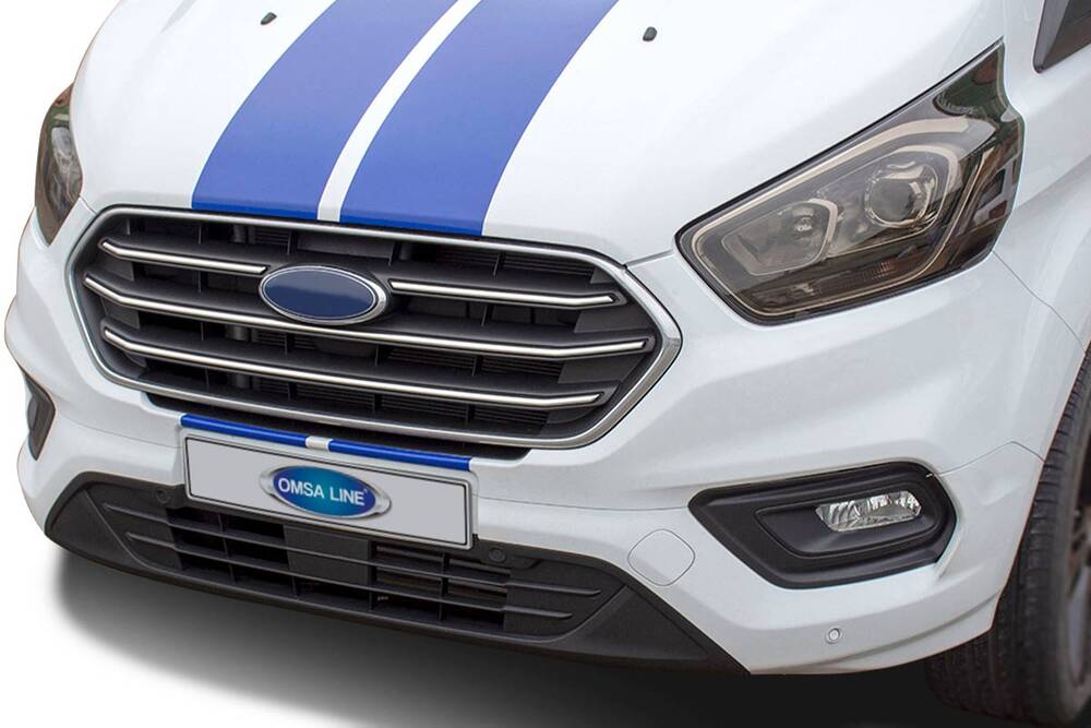 Ford Tourneo Custom Ön Panjur - Krom (4 Parça) | 2018-2023 Arası
