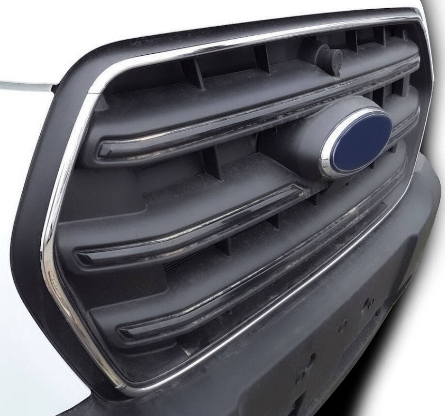 Ford Transit Ön Panjur Çerçevesi - Krom (4 Parça) | 2019-2023 Arası