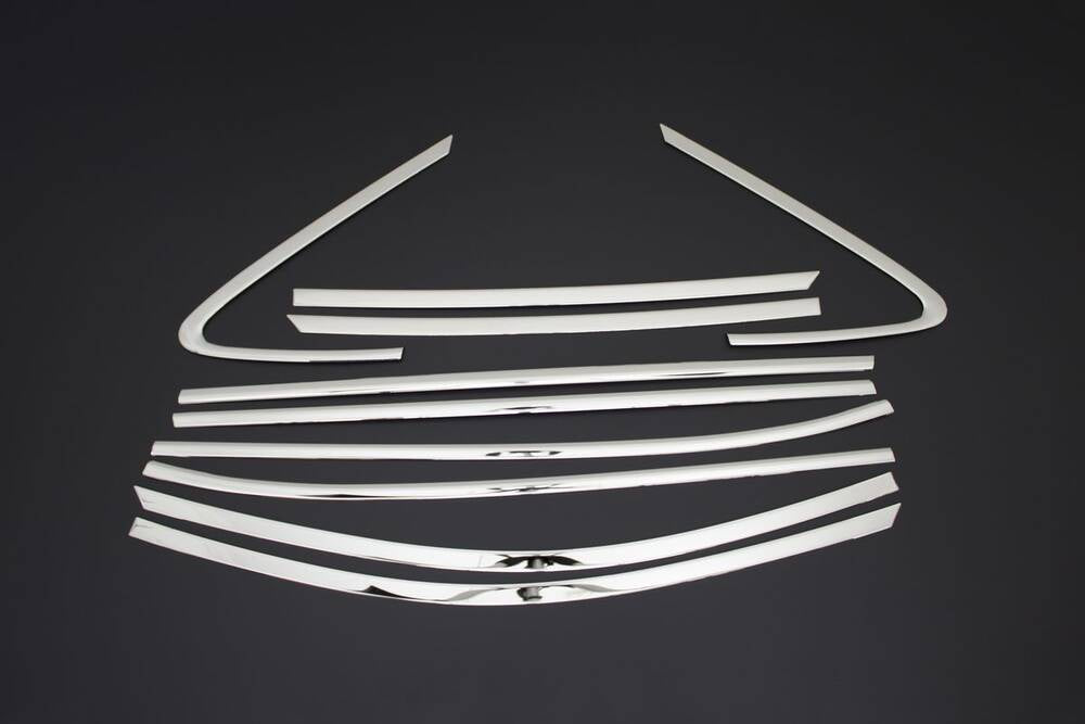 Hyundai ix35 Cam Çerçevesi - Krom (10 Parça) | 2009-2015 Arası