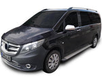 Resmi Galeri görüntüleyicisine yükleyin, Mercedes Vito W447 Cam Çıtası Alt - Krom, Tek Sürgü, Orta Şase (8 Parça) | 2014 ve Sonrası