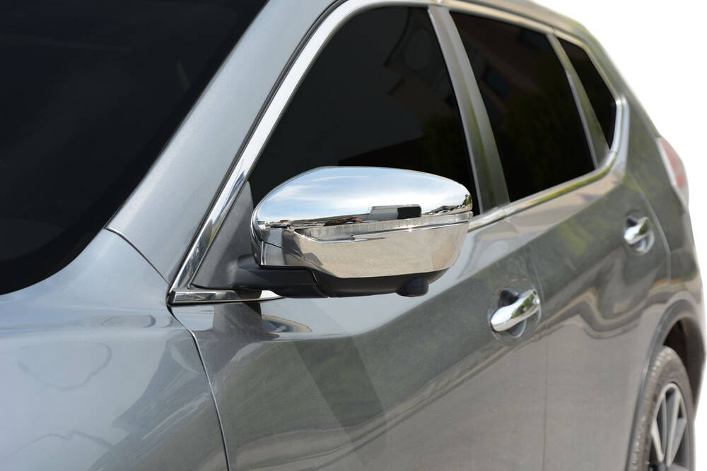 Nissan X-Trail Ayna kapağı Set - ABS Krom | 2014-2021 Arası