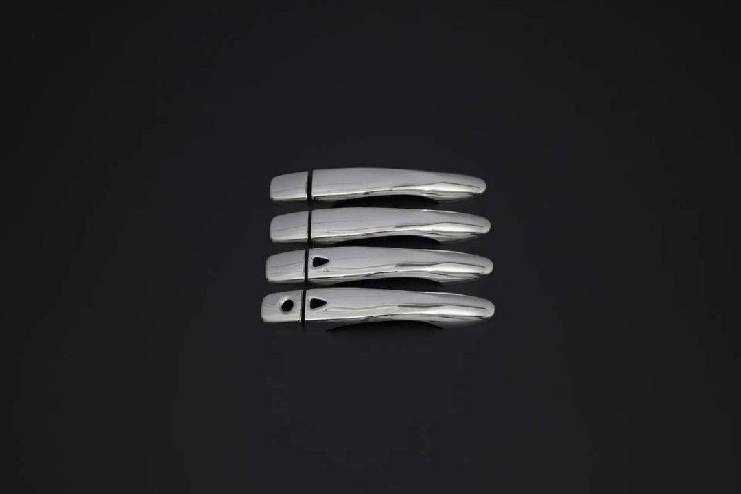 Nissan Qashqai Kapı Kolu - Krom, 4 Kapı, Sensör Delikli (8 Parça) | 2014-2021 Arası