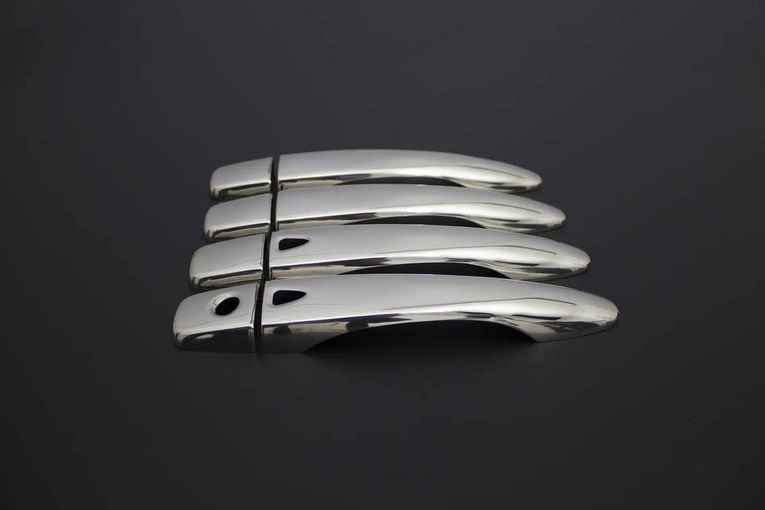 Nissan Qashqai Kapı Kolu - Krom, 4 Kapı, Sensör Delikli (8 Parça) | 2014-2021 Arası