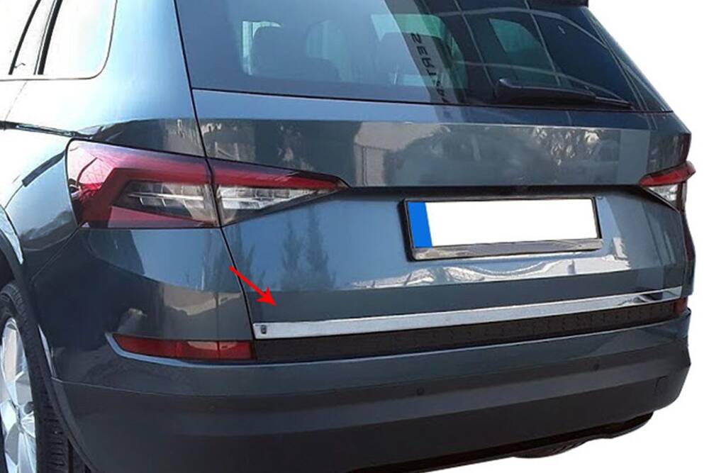 Skoda Kodiaq Bagaj Alt Çıtası - Krom | 2017-2024 Arası