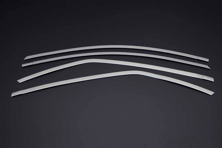 Toyota Corolla Cam Çıtası Üst - Krom (4 Parça) | 2013-2018 Arası, SD