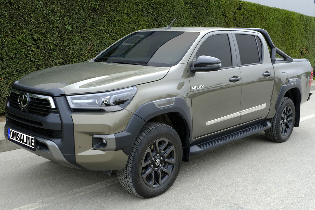 Toyota Hilux Yan Kapı Çıtası - Krom (4 Parça) | 2015 ve Sonrası