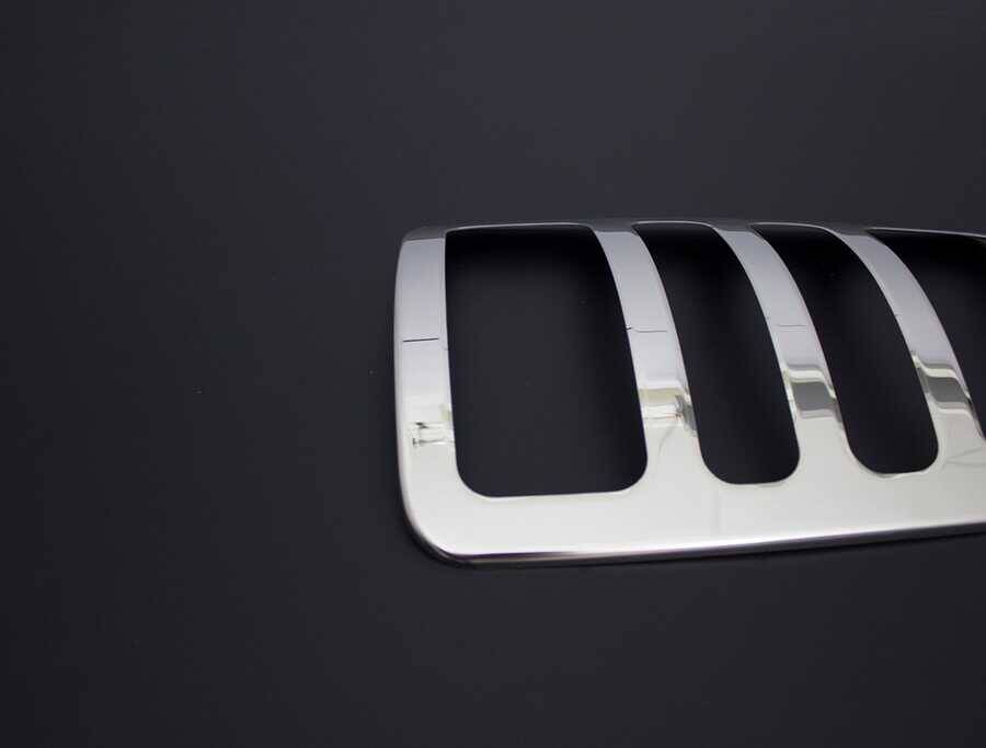 VW Caddy Stop Çerçevesi - Krom (2 Parça) | 2010-2015 Arası