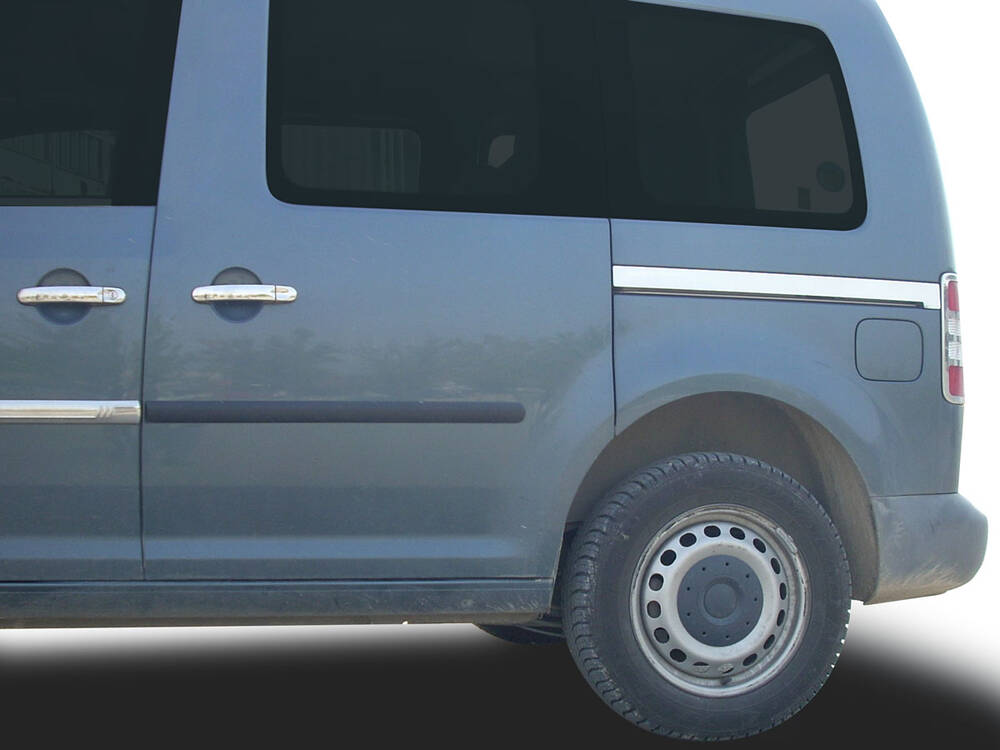 VW Caddy Sürgülü Kapı Çıtası - Krom (2 Parça) | 2015-2020 Arası