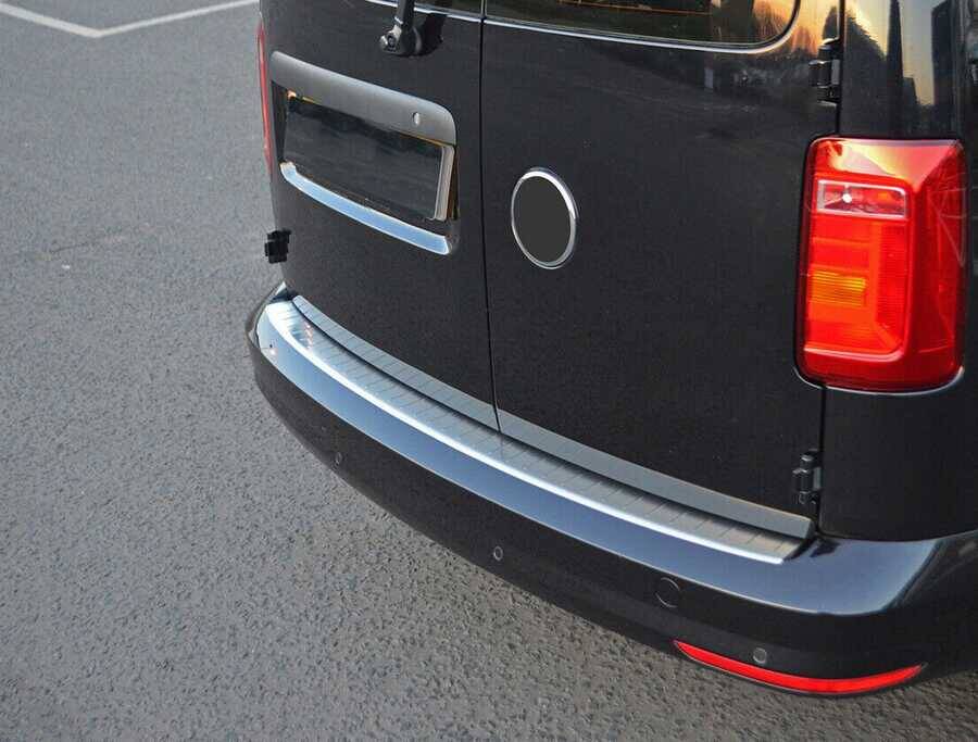 VW Caddy Arka Tampon Eşiği - Krom | 2015-2020 Arası