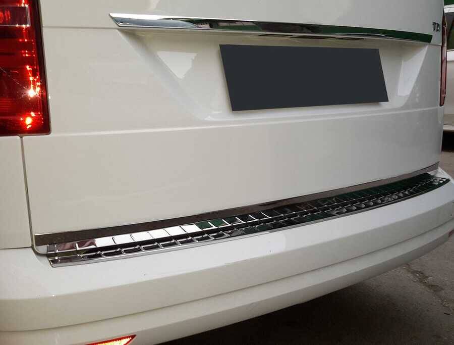 VW Caddy Arka Tampon Eşiği - Krom | 2015-2020 Arası