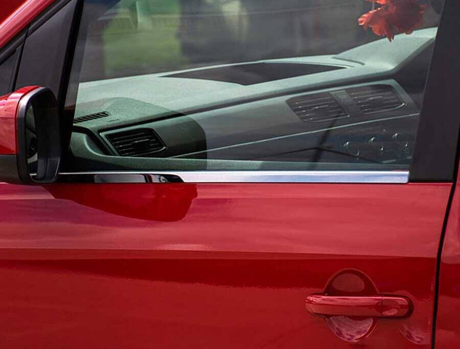 VW Caddy Cam Çıtası Alt - Krom (2 Parça) | 2015-2020 Arası