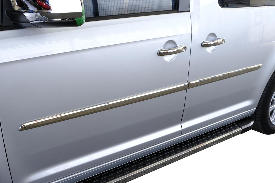 VW Caddy Yan Kapı Çıtası - Krom (4 Parça) | 2015-2020 Arası