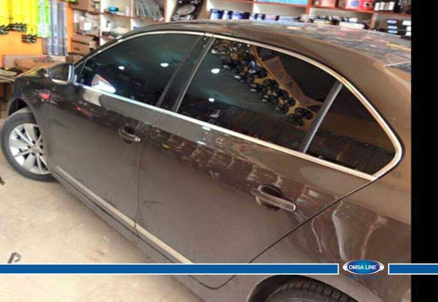 VW Jetta Cam Çerçevesi - Krom (12 Parça) | 2010-2018 Arası, SD