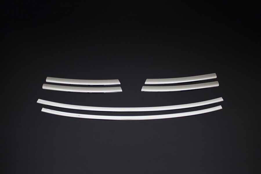 VW Jetta Ön Panjur ve Tampon Çıtası - Krom (6 Parça) | 2010-2014 Arası, SD