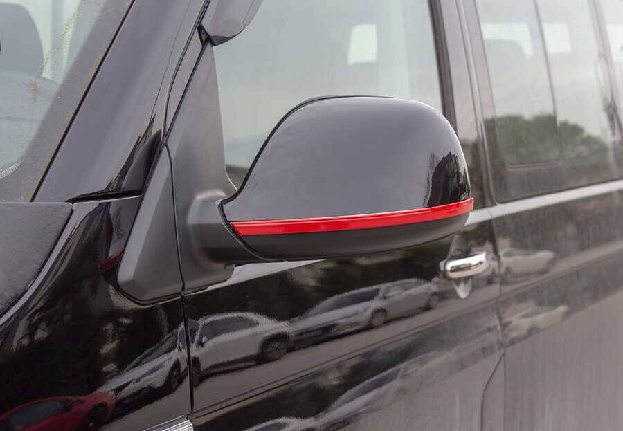 VW Amarok Ayna Çıtası Set - Kırmızı | 2010-2021 Arası