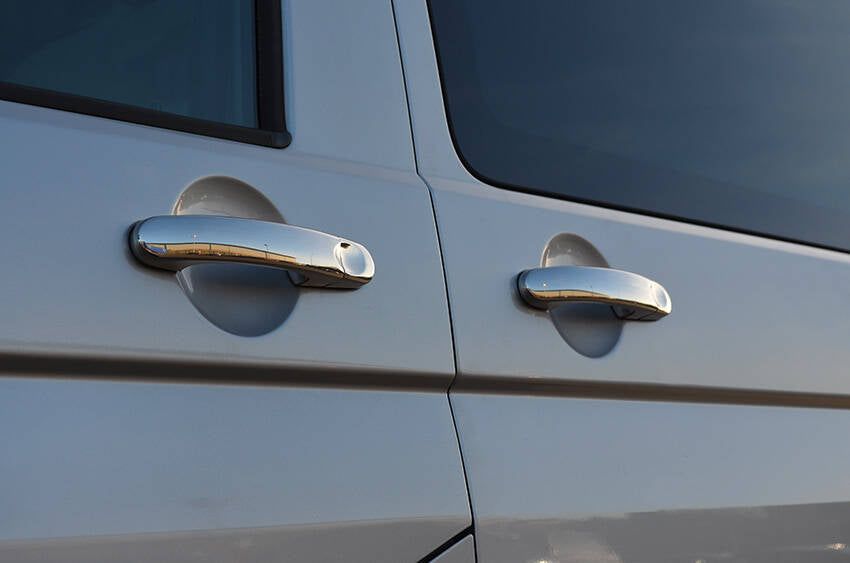 VW Multivan T5 Kapı Kolu - Krom, 3 Kapı (6 Parça) | 2003-2023 Arası