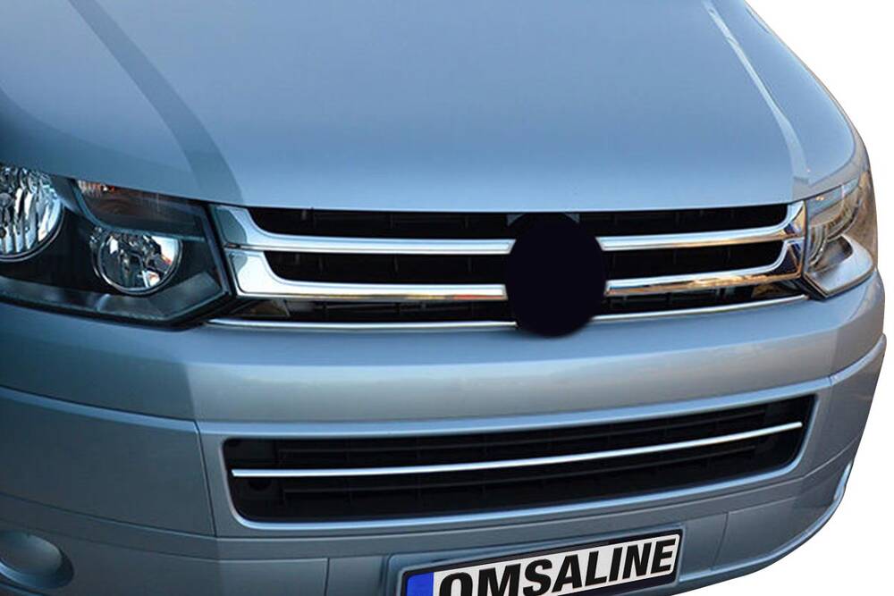 VW Caravelle T5 Ön Tampon Çıtası - Krom | 2010-2014 Arası