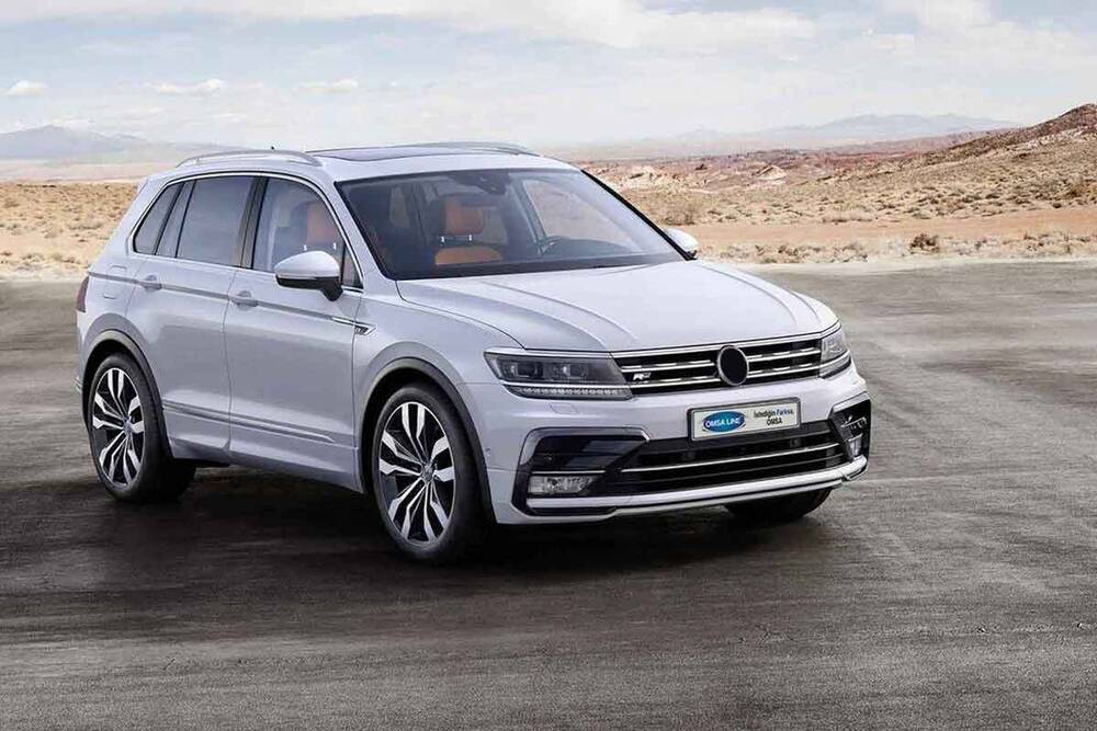 VW Tiguan Far Üstü Çıta - Krom (3 parça) | 2016-2020 Arası