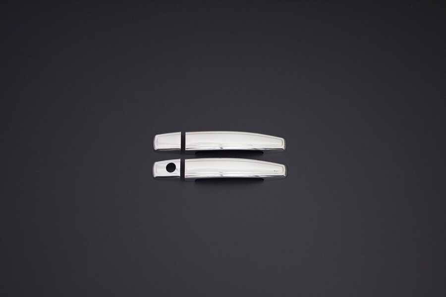 Opel Corsa D Kapı Kolu - Krom, 2 Kapı, Desenli Tip (4 Parça) | 2006-2015 Arası, HB